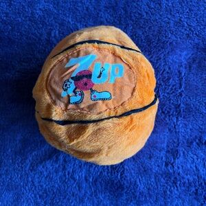 1987 7up Basketball Reversible Plush